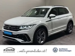 Pure white Gebraucht 2021 VW Tiguan R-line SUV | 34.670 € (Guter Preis)