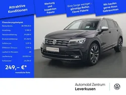 Deep black Gebraucht 2021 VW Tiguan Allspace Highline SUV | 38.988 € (Teuer)