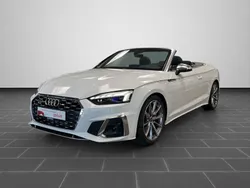 Gletscherweiß metallic/verdeck schwarz (metallic) Gebraucht 2023 Audi S5 Comfort Cabrio | 55.490 € (Fairer Preis)