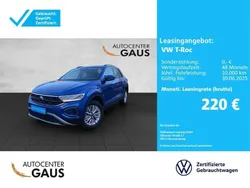 Blau Gebraucht 2023 VW T-Roc Life SUV | 23.480 € (Fairer Preis)