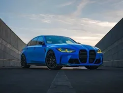 Blau Gebraucht 2021 BMW M3 Performance Limousine | 79.000 € (Teuer)