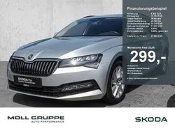 Brillantsilber metallic Gebraucht 2022 Skoda Superb Ambition Kombi | 27.980 € (Guter Preis)