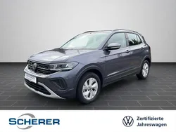 Rauchgrau metallic (metallic) Gebraucht 2024 VW T-Cross Life SUV | 22.900 € (Guter Preis)