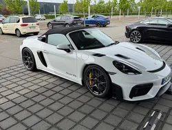 Weiß Neu 2025 Porsche Boxster Spyder Cabrio | 142.000 €