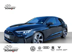 Mythosschwarz metallic Gebraucht 2024 Audi A3 Sportback S-Line Limousine | 41.950 € (Etwas zu teuer)
