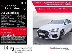 Ibisweiß Gebraucht 2022 Audi A3 e-tron S-Line Kleinwagen | 27.930 € (Fairer Preis)