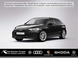 Mythosschwarz metallic Neu 2025 Audi A3 S-Line Limousine | 45.500 € (Teuer)