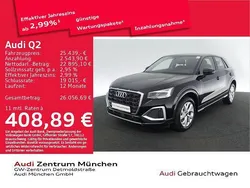 Brillantschwarz Gebraucht 2023 Audi Q2 Advanced Plus SUV | 25.439 € (Guter Preis)