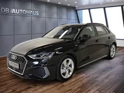 Schwarz Gebraucht 2023 Audi A3 Sportback S-Line Limousine | 28.460 € (Guter Preis)