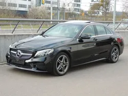 Obsidianschwarz Gebraucht 2019 Mercedes C220 AMG line Limousine | 23.980 € (Fairer Preis)