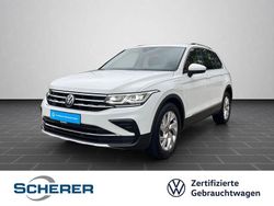 Pure white Gebraucht 2022 VW Tiguan Elegance SUV | 27.900 € (Guter Preis)