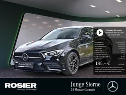 Schwarz / nachtschwarz Gebraucht 2021 Mercedes CLA250 AMG line Limousine | 25.990 € (Guter Preis)