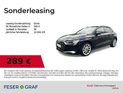 Mythosschwarz metallic Gebraucht 2025 Audi A3 Advanced Plus Limousine | 34.990 €