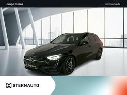 Metalliclack obsidianschwarz Gebraucht 2025 Mercedes C200 AMG line Kombi | 43.980 € (Etwas zu teuer)
