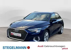 Navarrablau metallic Gebraucht 2024 Audi A3 Sportback e-tron Advanced Plus Limousine | 34.690 € (Teuer)