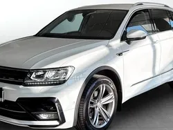 Pure white Gebraucht 2019 VW Tiguan R-line SUV | 24.450 € (Guter Preis)