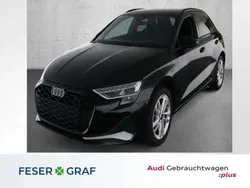 Mythosschwarz metallic Gebraucht 2024 Audi A3 Sportback Limousine | 28.980 € (Guter Preis)