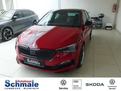 Velvet rot metallic Gebraucht 2020 Skoda Scala Monte Carlo Kleinwagen | 21.900 € (Etwas zu teuer)