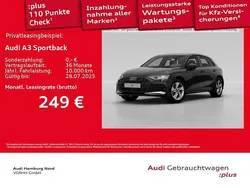 Mythosschwarz metallic Gebraucht 2024 Audi A3 Advanced Plus Limousine | 31.310 € (Fairer Preis)