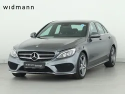 Metalliclack selenitgrau Gebraucht 2016 Mercedes C200 AMG line Limousine | 24.850 € (Fairer Preis)