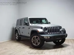 Grau metallic (metallic) Gebraucht 2020 Jeep Wrangler Unlimited Sahara SUV | 42.290 € (Guter Preis)
