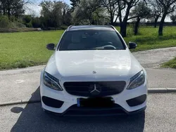 Weiß Gebraucht 2018 Mercedes C250 AMG line Kombi | 29.999 € (Teuer)