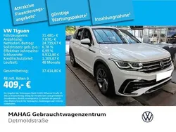 Pure white Gebraucht 2022 VW Tiguan R-line SUV | 31.480 € (Guter Preis)