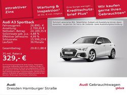 Ibisweiß Gebraucht 2022 Audi A3 S-Line Limousine | 26.890 € (Fairer Preis)