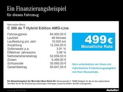 Weiß Gebraucht 2025 Mercedes C300e AMG line Limousine | 64.900 €