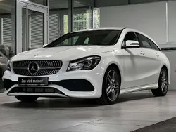 Unilack polarweiß Gebraucht 2018 Mercedes CLA200 Shooting Brake AMG line Kombi | 21.830 € (Fairer Preis)