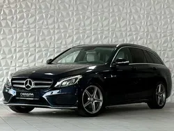 Blau Gebraucht 2015 Mercedes C220 AMG line Limousine | 19.390 € (Etwas zu teuer)