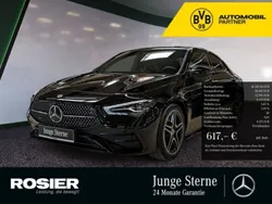 Schwarz / kosmosschwarz (metallic) Gebraucht 2024 Mercedes CLA250 AMG Limousine | 43.890 € (Etwas zu teuer)