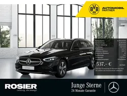 Schwarz / obsidianschwarz Gebraucht 2024 Mercedes C180 Advanced Kombi | 33.890 € (Superpreis)