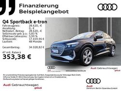Schwarz Gebraucht 2022 Audi Q4 Sportback e-tron S-Line SUV | 28.620 € (Fairer Preis)