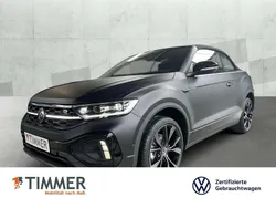 Deep black matt / schwarz Gebraucht 2024 VW T-Roc Cabriolet R-line Cabrio | 41.440 € (Teuer)