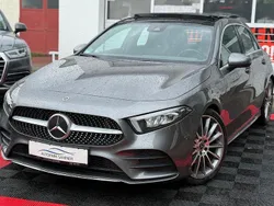 Grau Gebraucht 2018 Mercedes A200 AMG line Limousine | 23.999 € (Fairer Preis)