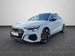 Gletscherweiß metallic (metallic) Gebraucht 2021 Audi S3 Ambiente Limousine | 41.590 € (Etwas zu teuer)