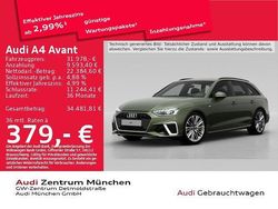 Distriktgrün metallic Gebraucht 2023 Audi A4 S-Line Kombi | 31.978 € (Superpreis)
