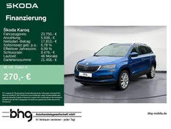 Blau Gebraucht 2022 Skoda Karoq Style SUV | 23.750 € (Fairer Preis)