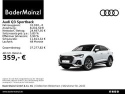 Weiß Gebraucht 2024 Audi Q3 Sportback S-Line SUV | 32.930 € (Fairer Preis)