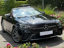 Schwarz Gebraucht 2022 Mercedes E200 AMG line Cabrio | 52.000 €