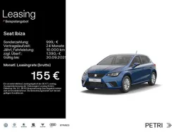 Fjordblau Neu 2025 Seat Ibiza Limousine | 23.490 € (Guter Preis)