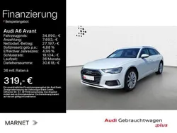 Gletscherweiß metallic Gebraucht 2021 Audi A6 Design Kombi | 34.890 € (Guter Preis)