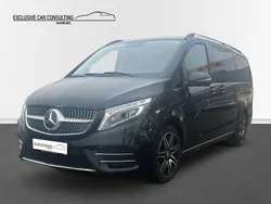 Schwarz Gebraucht 2021 Mercedes V250 AMG line Van / Kleinbus | 53.990 € (Fairer Preis)