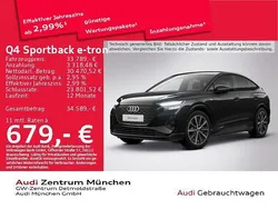 Mythosschwarz metallic Gebraucht 2022 Audi Q4 Sportback e-tron S-Line SUV | 33.789 € (Etwas zu teuer)