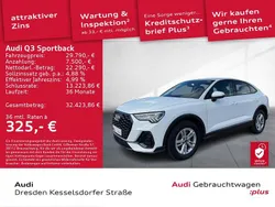 Weiß Gebraucht 2022 Audi Q3 Sportback Performance SUV | 29.790 € (Guter Preis)