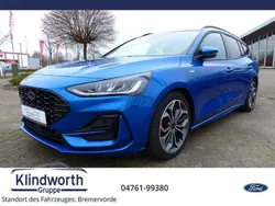 Desert island blue Gebraucht 2024 Ford Focus ST-Line X Kombi | 31.950 € (Teuer)