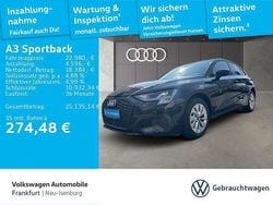 Schwarz Gebraucht 2022 Audi A3 Basis Limousine | 22.980 € (Guter Preis)