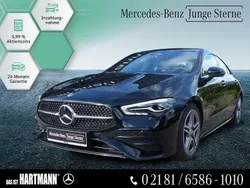 Kosmosschwarz metallic Gebraucht 2024 Mercedes CLA200 AMG Coupé | 34.780 € (Fairer Preis)