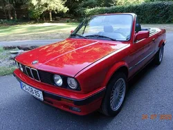 Rot Gebraucht 1992 BMW 320 Cabriolet Sport Line Cabrio | 19.500 €